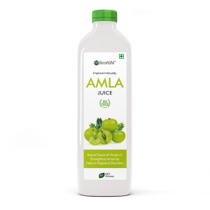 Scorlife Amla Juice | Strong & Healthy Hair | Detox Juice for Weight Loss | Organic & Natural Juice Made | No Added Sugar - 1000ml.